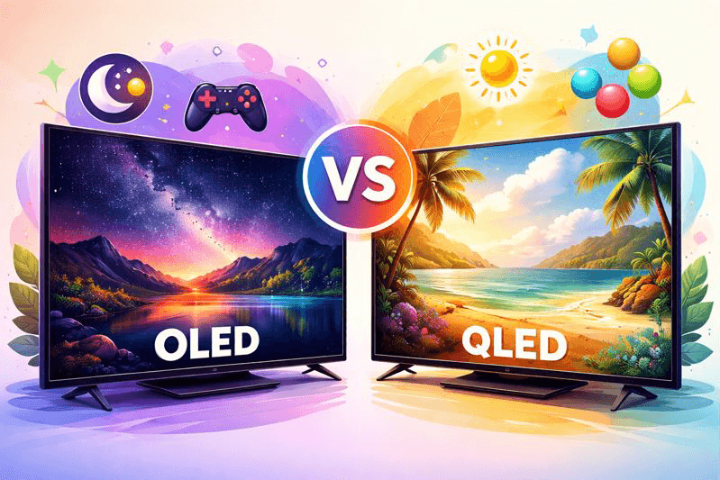 Différence entre OLED et QLED : quelle technologie d’écran choisir ?