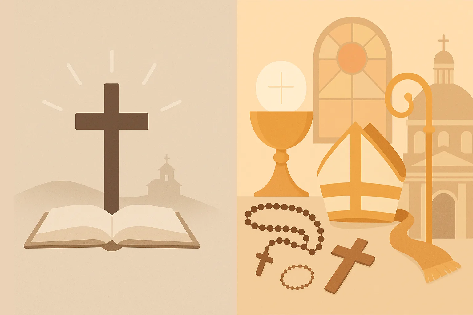 Différence entre chrétien et catholique : définitions et pratiques